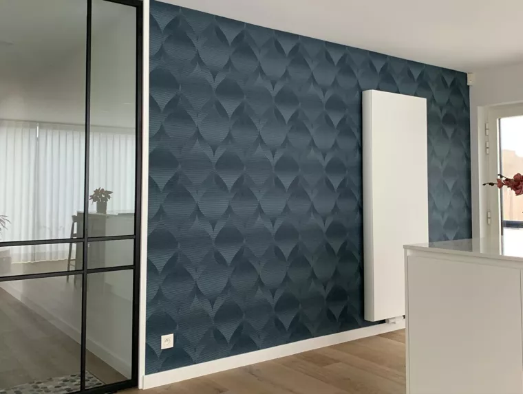 behang Oostduinkerke  - behang motief retro